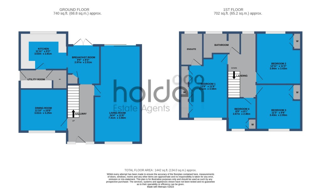 Floorplans For Suffolk Road, Maldon, Essex, CM9