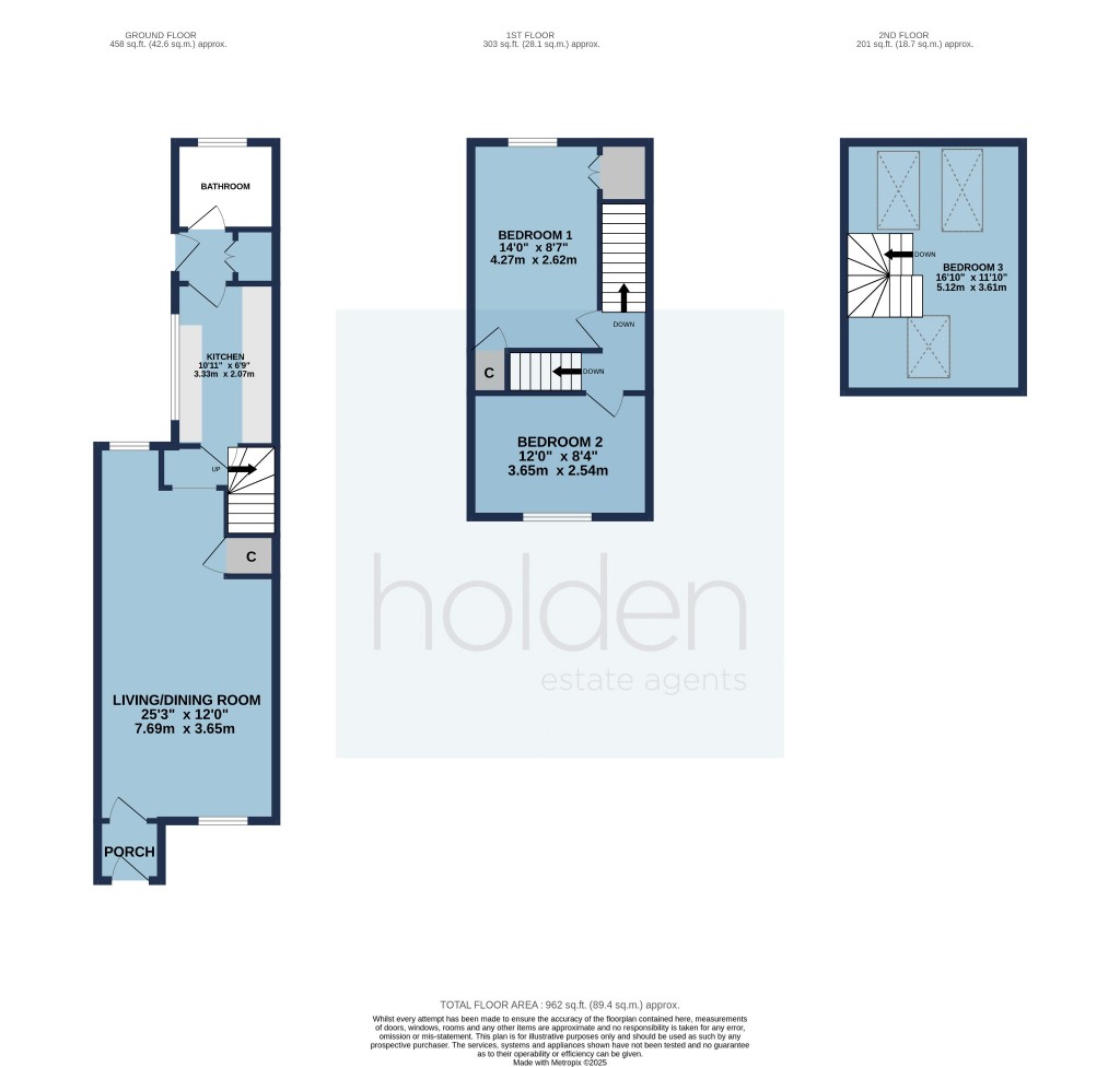Floorplans For Church Street, Maldon, Essex, CM9