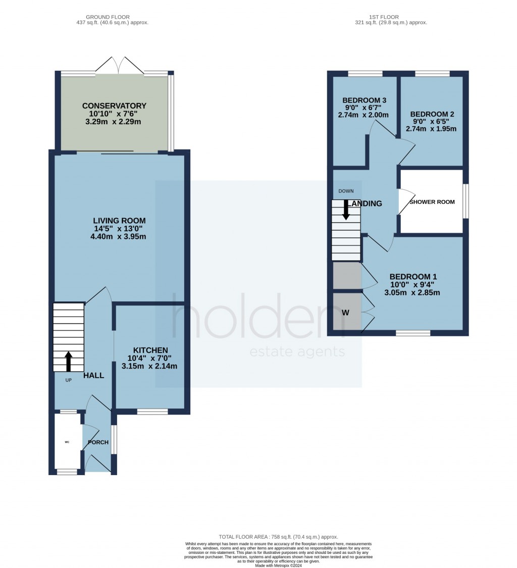 Floorplans For Heron Way, Heybridge