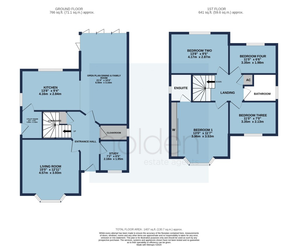 Floorplans For Centaur Way, Maldon, Essex, CM9