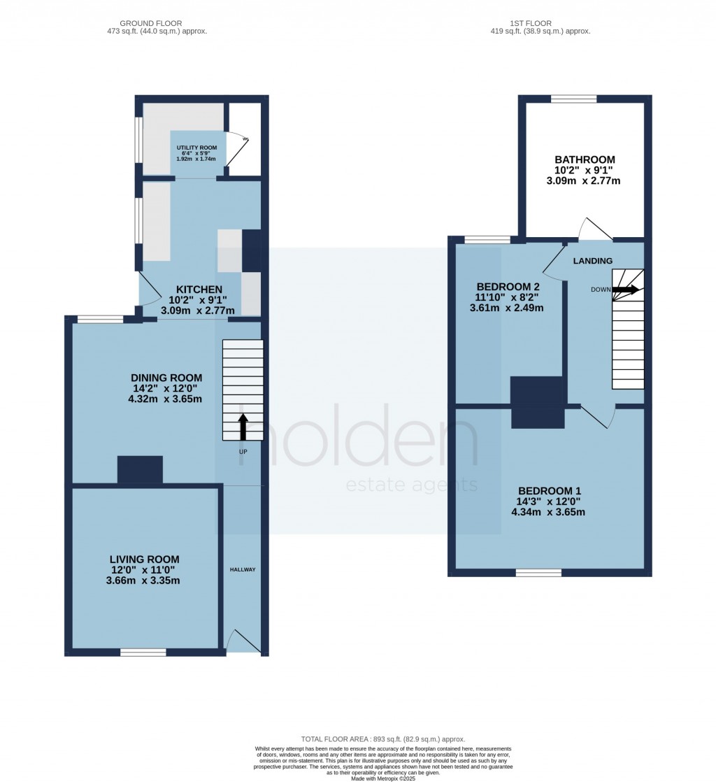Floorplans For Fambridge Road, Maldon, Essex, CM9
