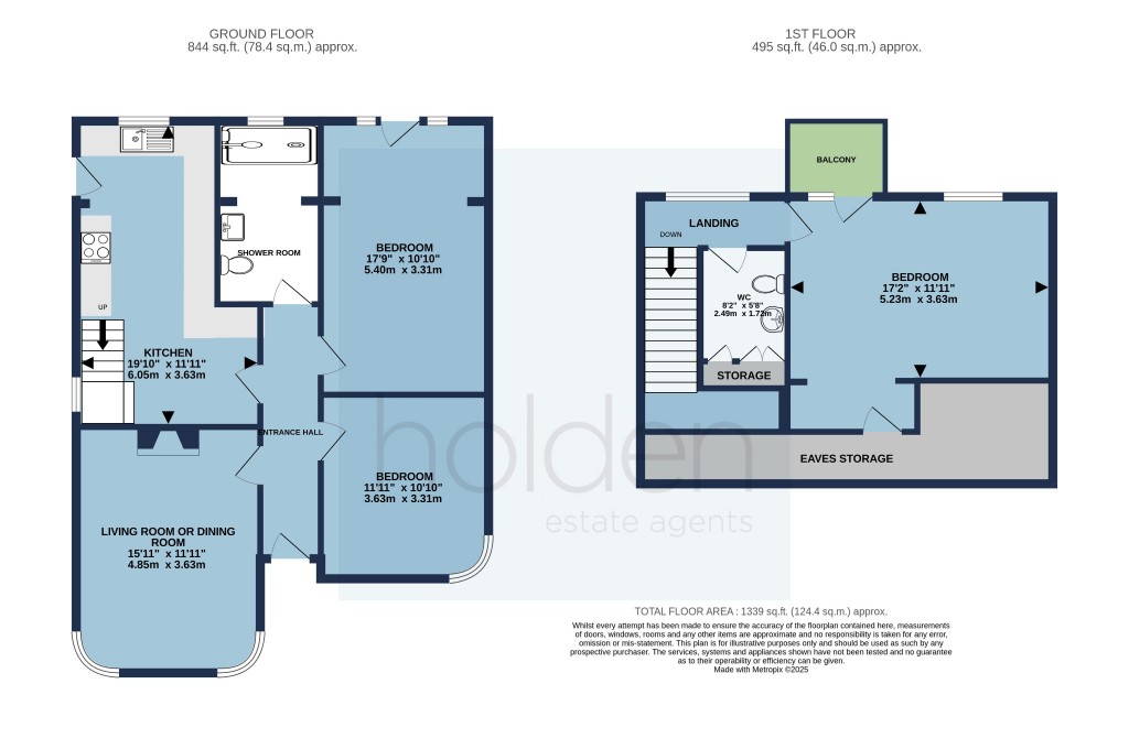 Floorplans For Broad Street Green Road, Heybridge, Maldon