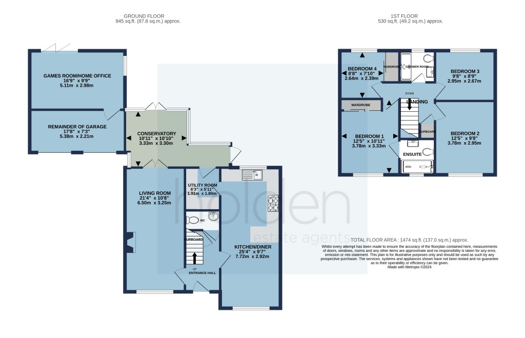 Floorplans For Mirosa Drive, Maldon, Essex, CM9