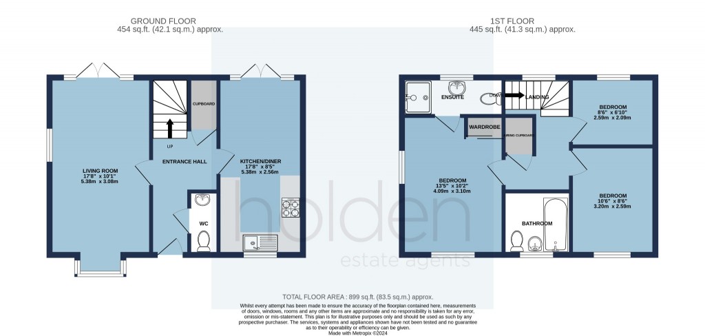 Floorplans For Regatta Way, Maldon, Essex, CM9