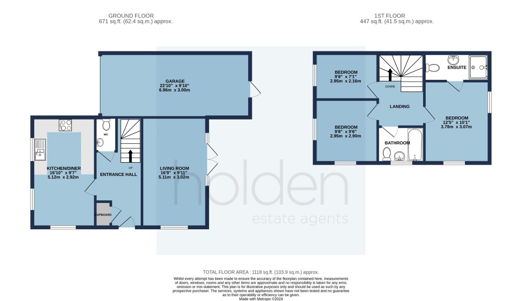 Floorplans For Spitfire Road, Maldon, Essex, CM9