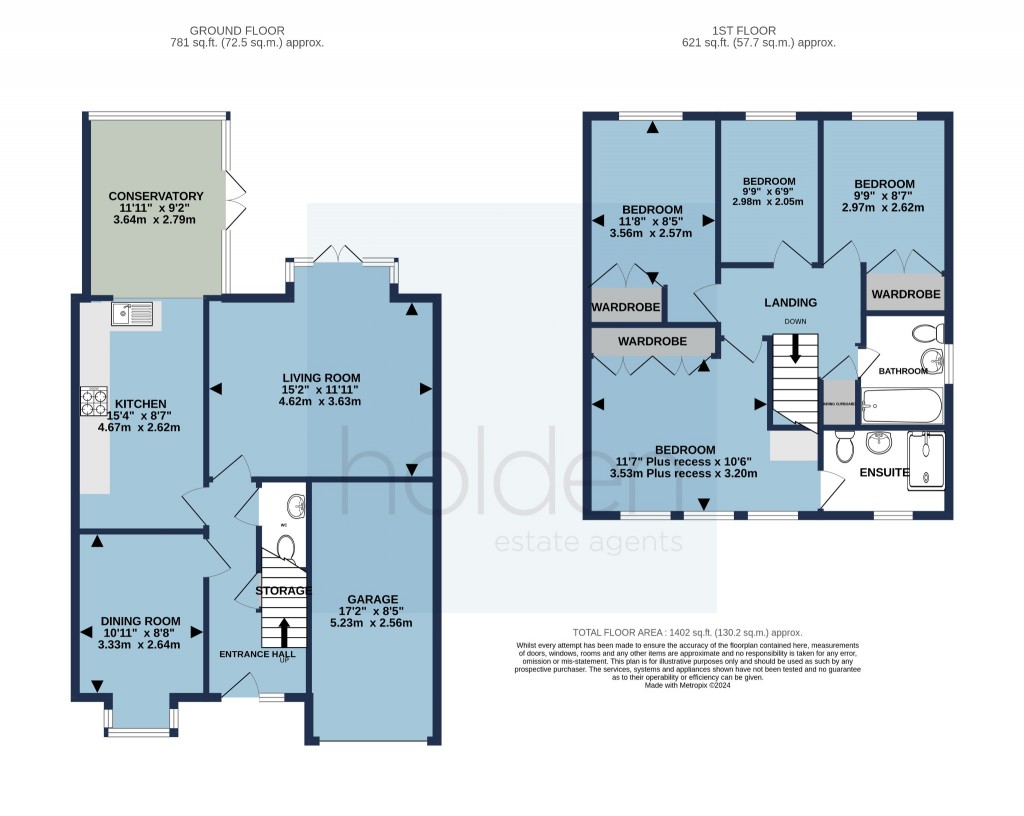 Floorplans For Wallace Binder Close, Maldon, Essex, CM9
