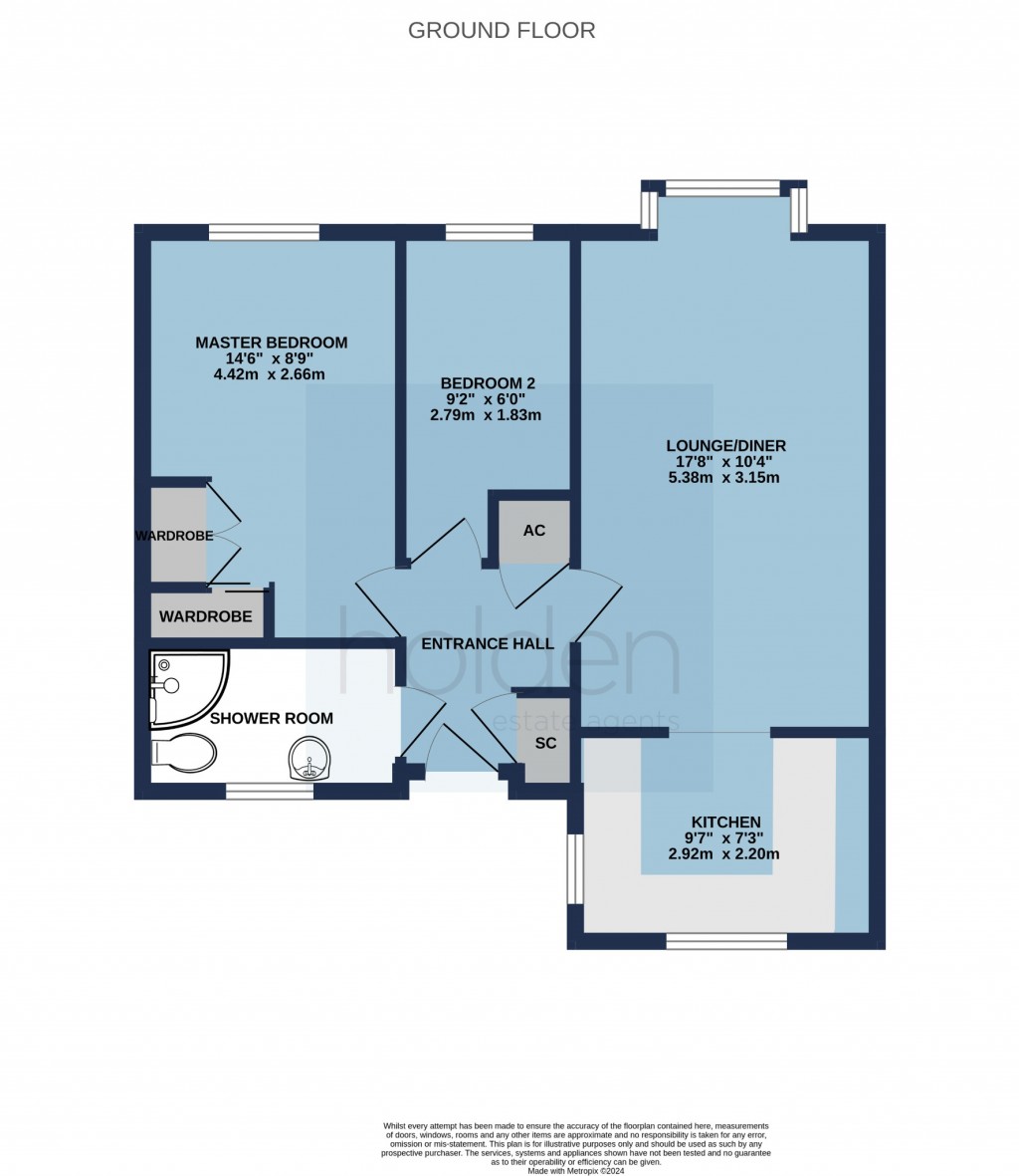 Floorplans For Newnham Green, Maldon, Essex, CM9 6HZ