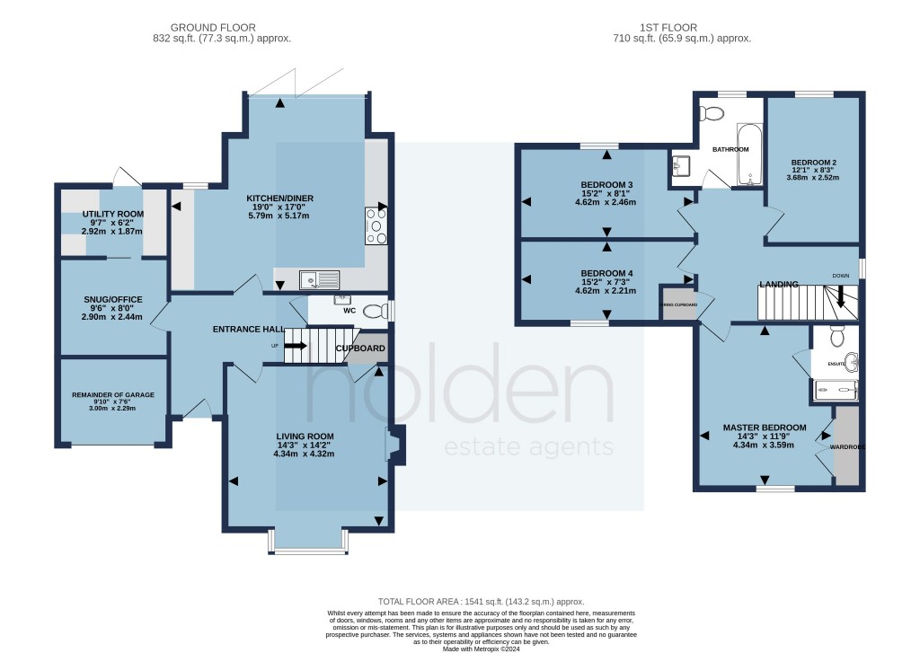 Floorplans For Maldon Road, Goldhanger