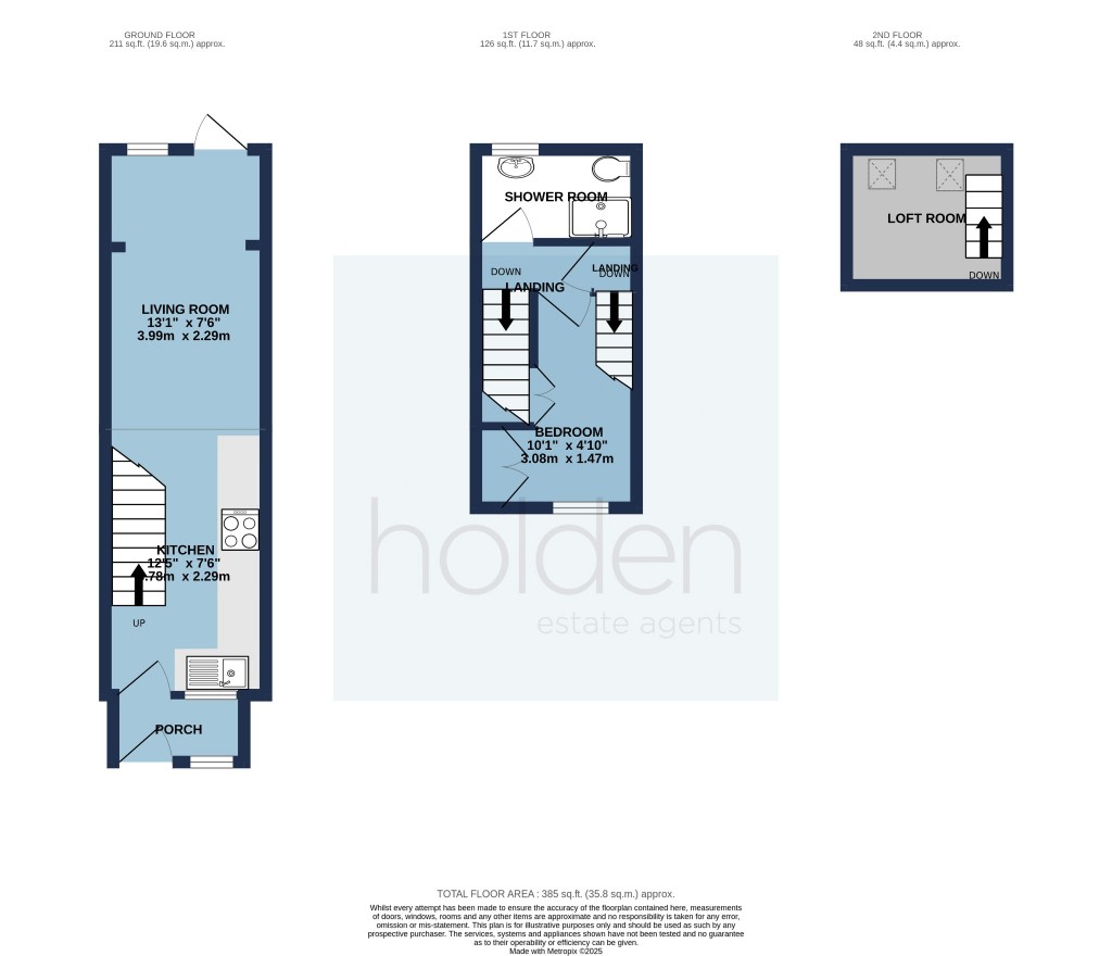Floorplans For Wantz Road, Maldon, Essex, CM9