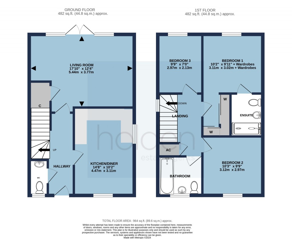 Floorplans For Regatta Way, Maldon, Essex, CM9