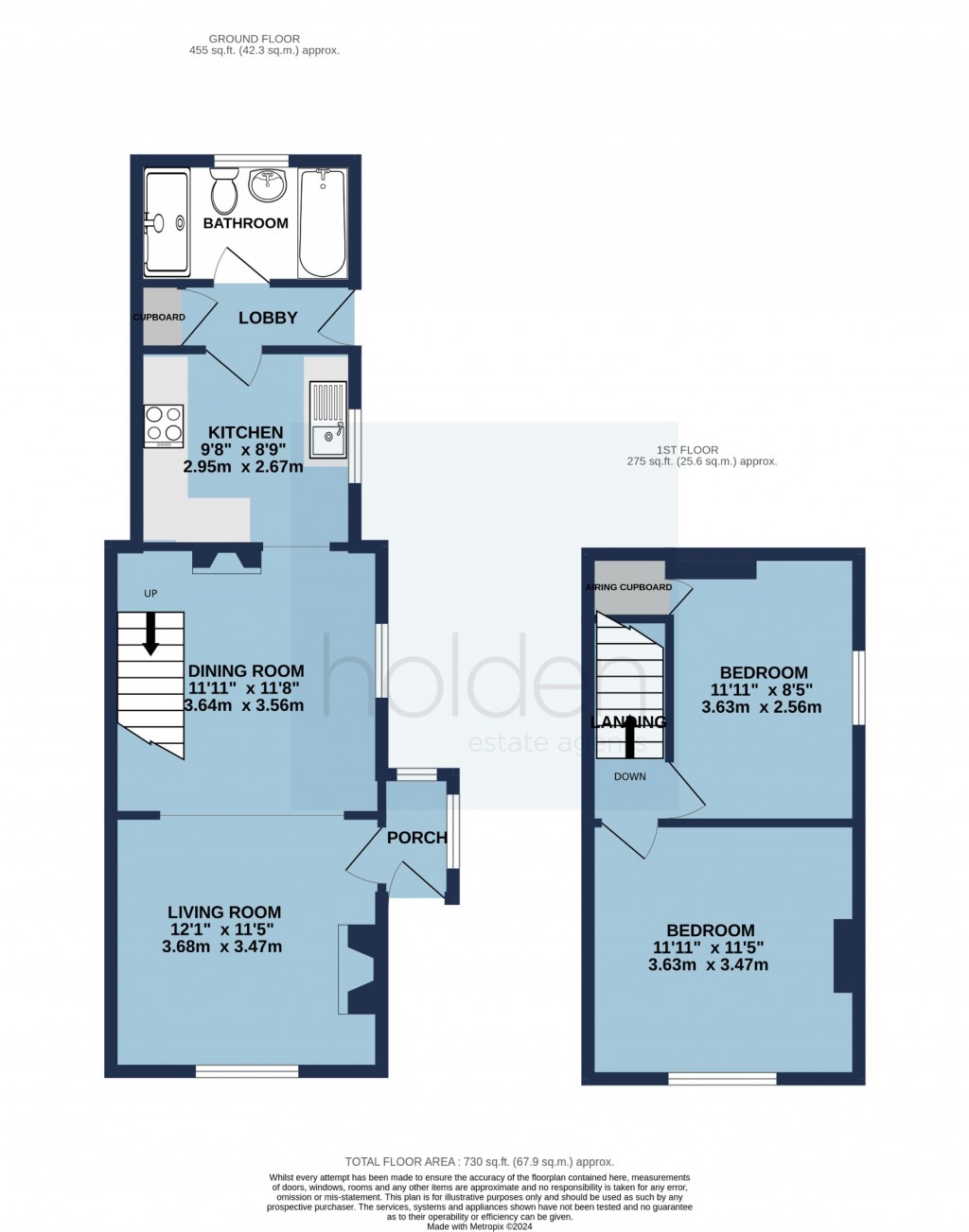 Floorplans For King Street, Maldon, Essex, CM9
