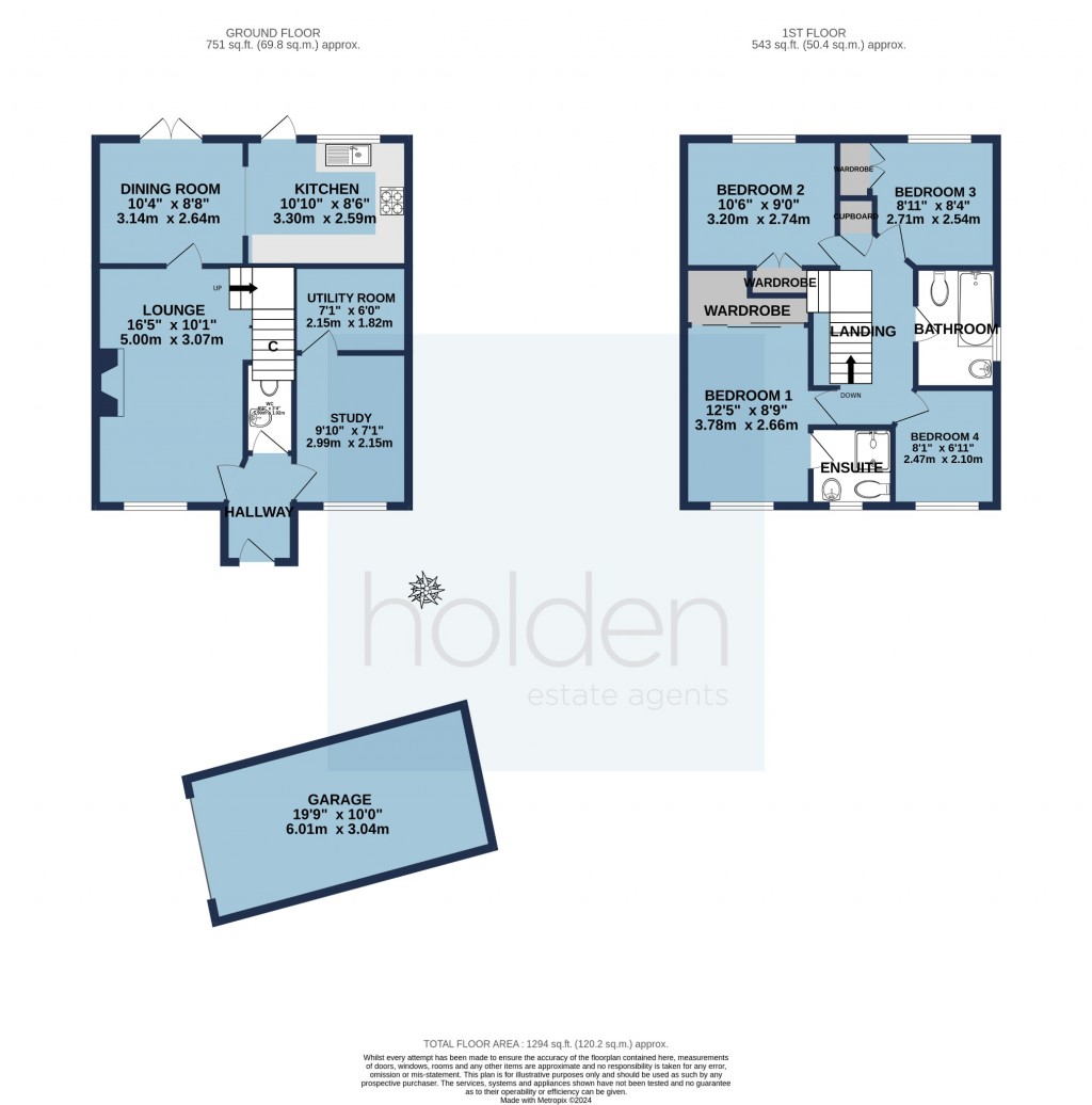 Floorplans For Gill Close, Heybridge