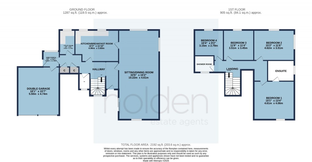 Floorplans For The Downs, Maldon, Essex, CM9