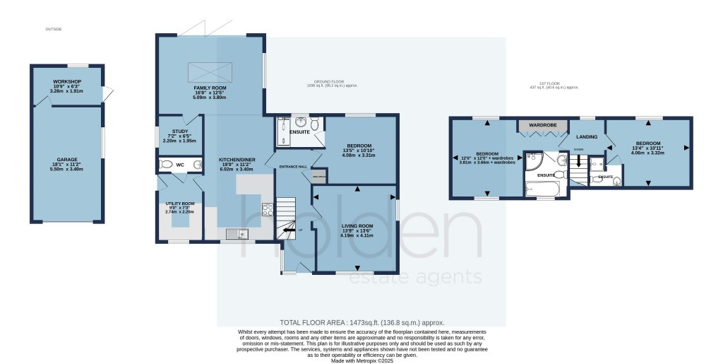 Floorplans For Latchingdon Road, Cold Norton