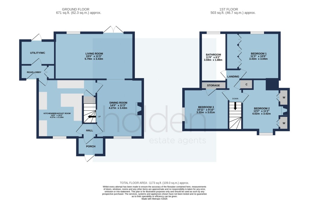 Floorplans For Mundon Road, Maldon, Essex, CM9