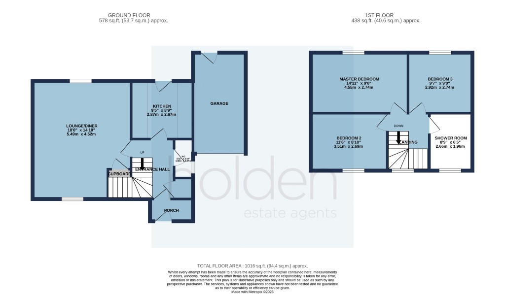 Floorplans For Midguard Way, Maldon, Essex, CM9