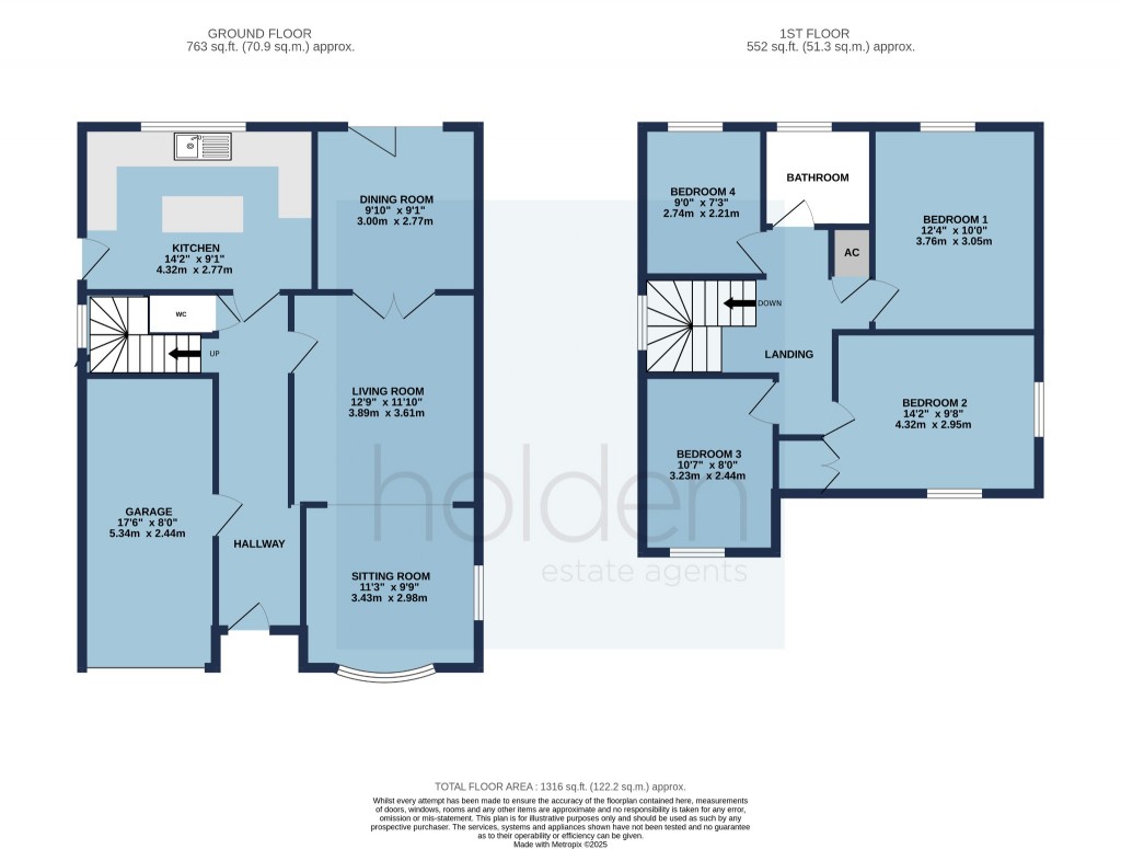 Floorplans For Foster Road, Great Totham