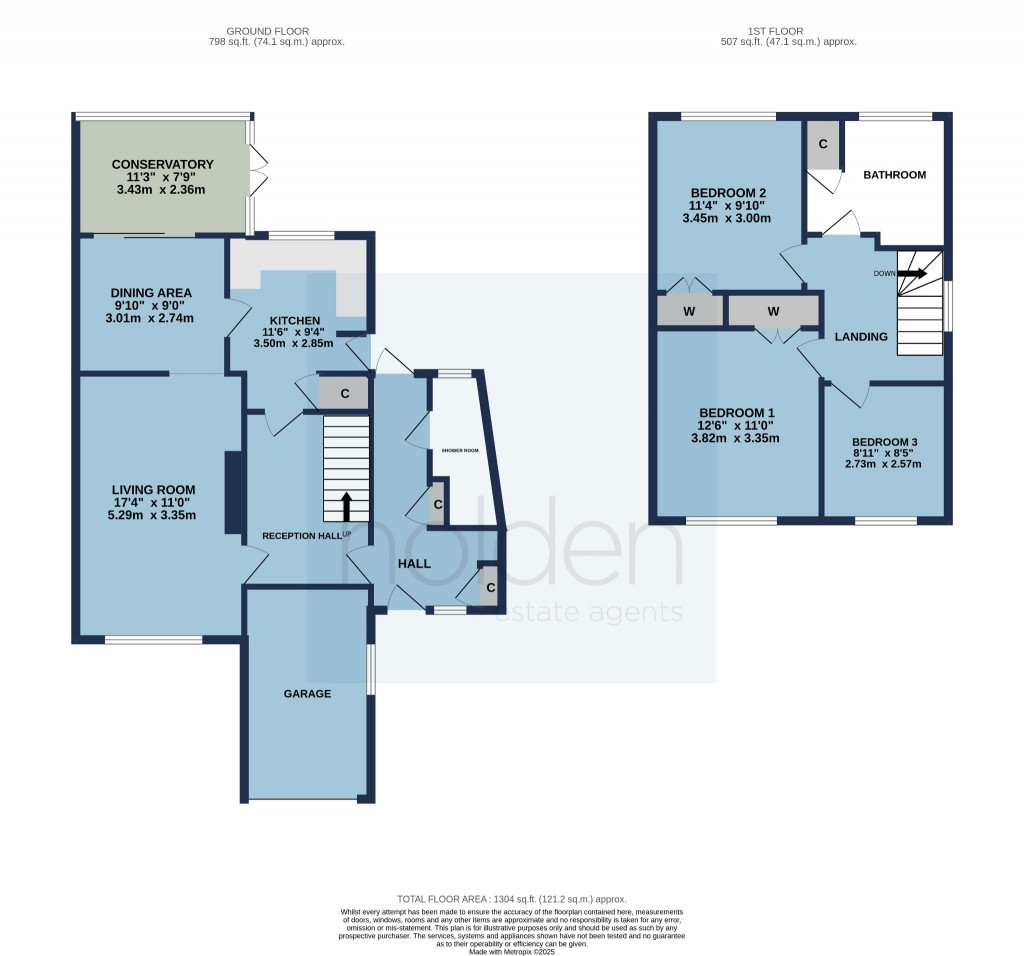 Floorplans For Spital Road, Maldon
