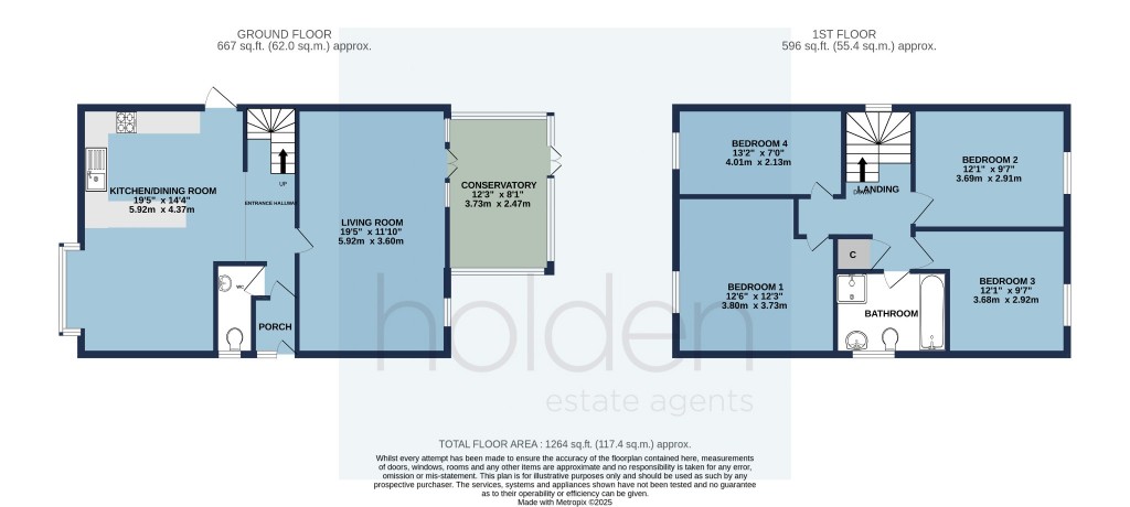 Floorplans For Mayland Close, Heybridge