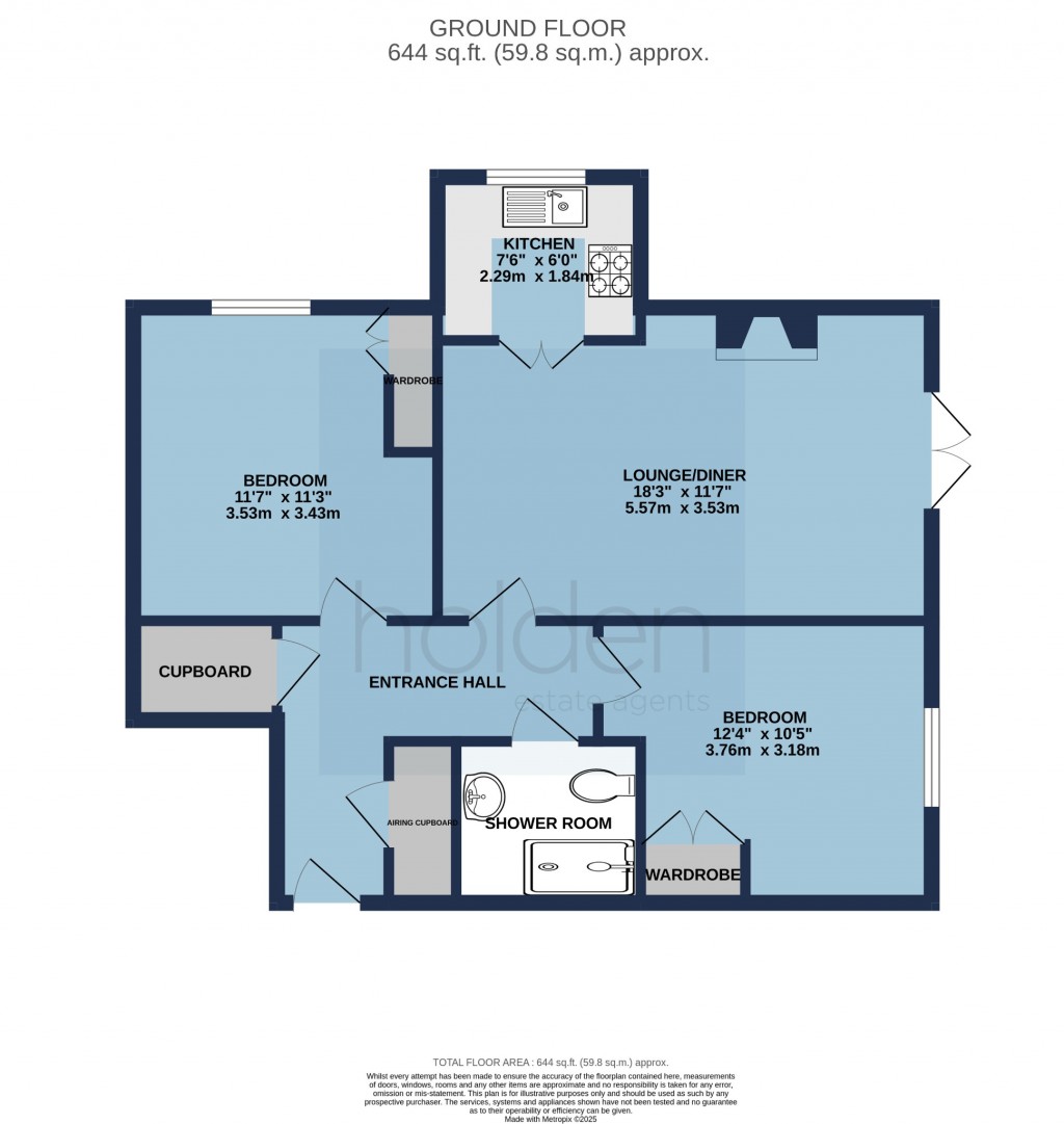 Floorplans For Cooper Court, Spital Road, Maldon, Essex, CM9