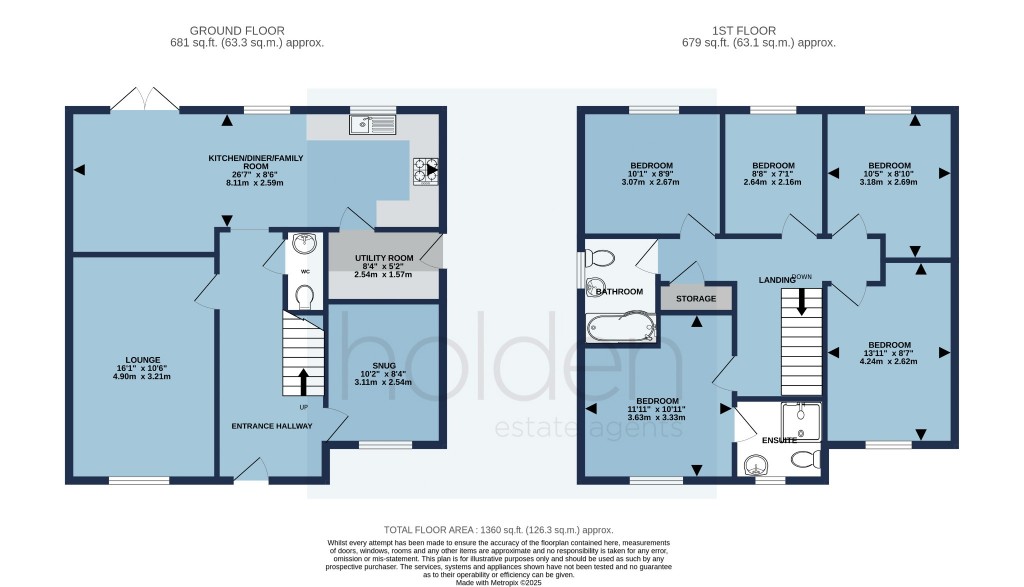 Floorplans For Swifts Boulevard,  Heybridge