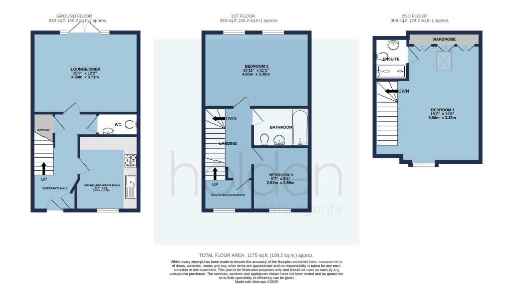 Floorplans For Lancaster Avenue, Maldon