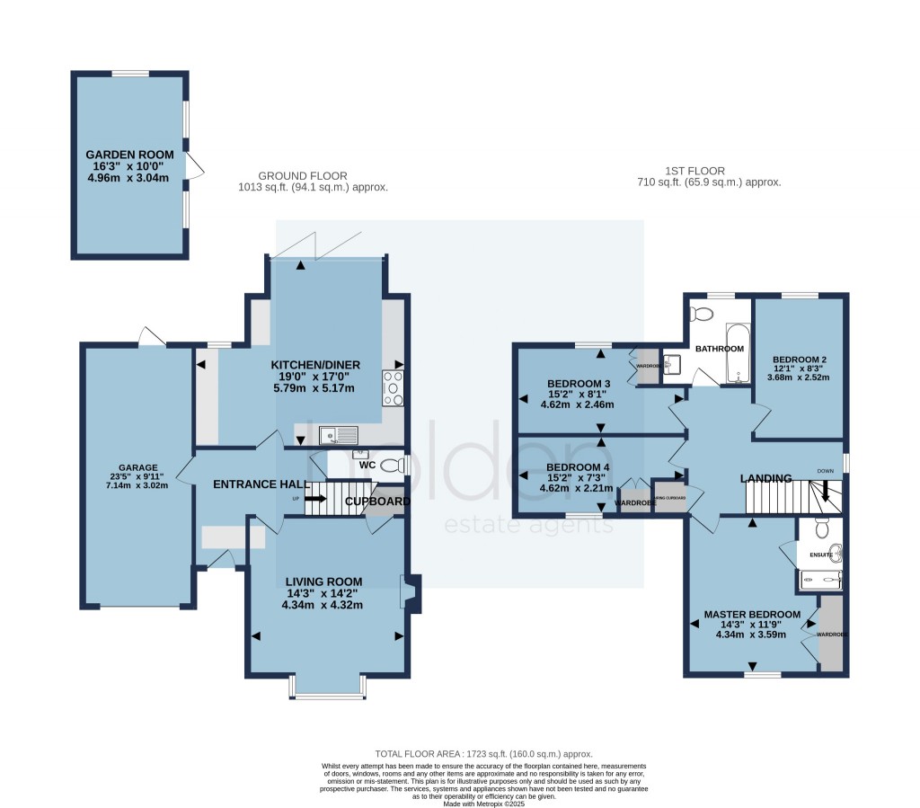Floorplans For Maldon Road, Goldhanger