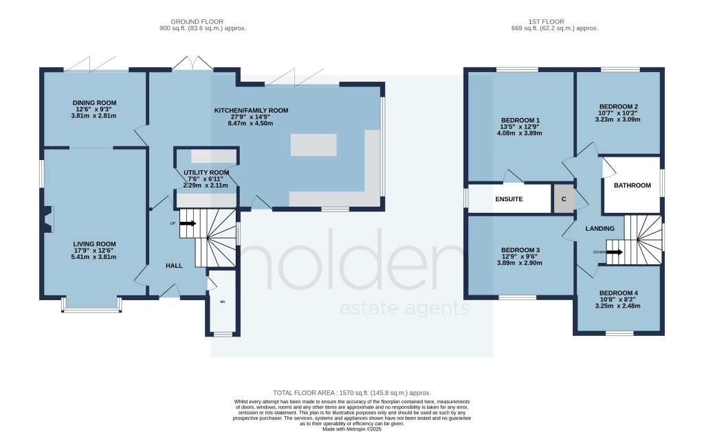 Floorplans For Blackwater Close, Heybridge Basin