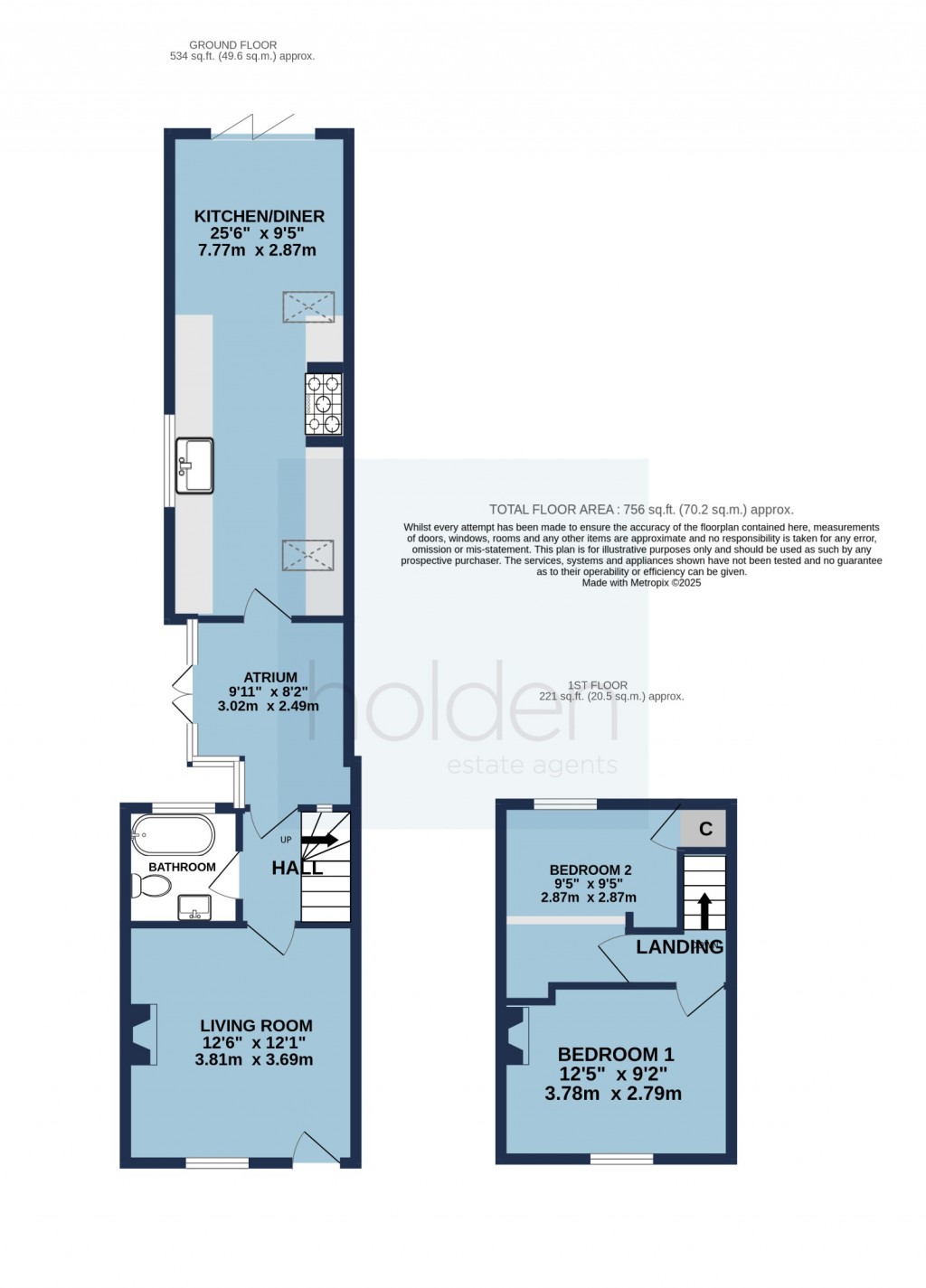 Floorplans For Robinsbridge Road, Coggeshall