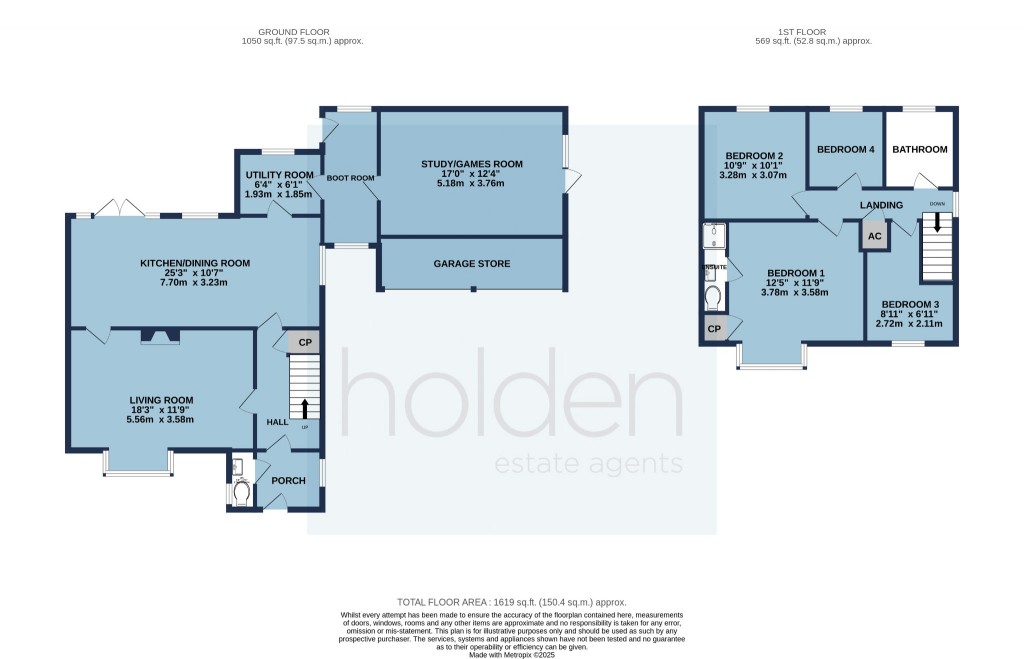 Floorplans For Captains Wood Road, Great Totham