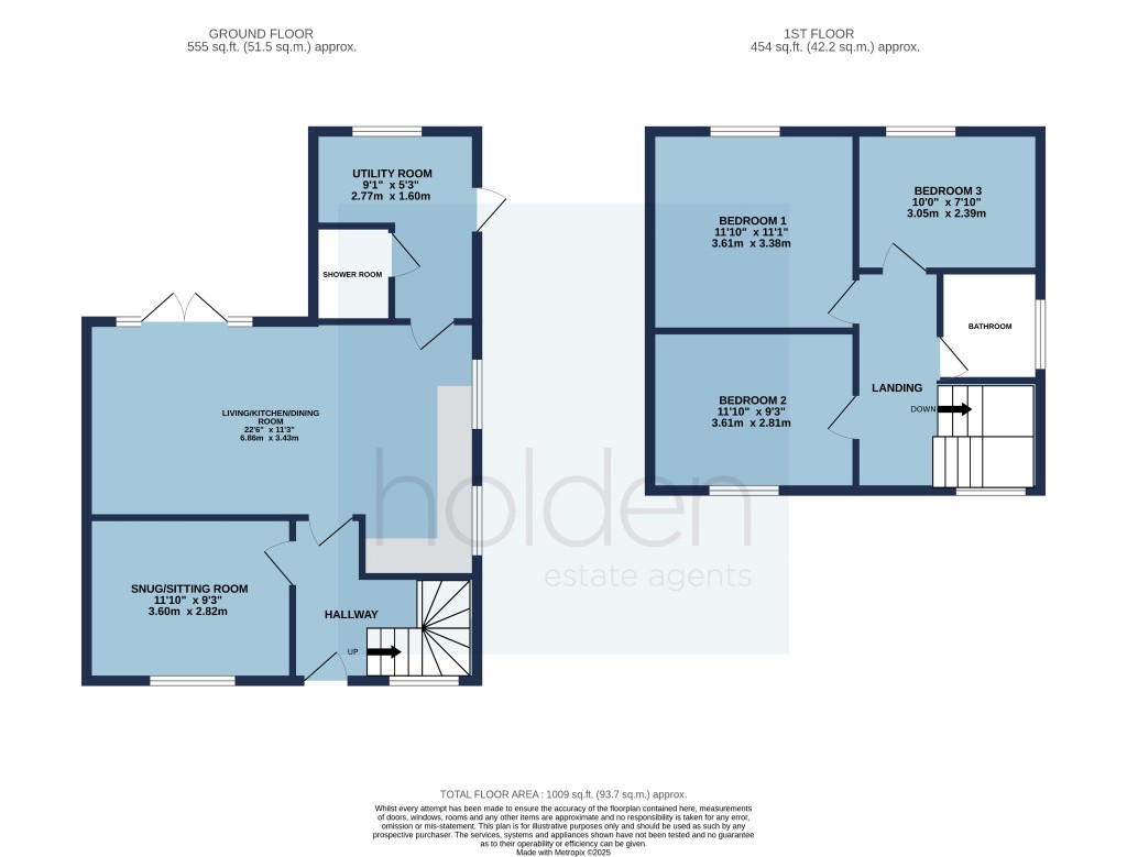 Floorplans For St. Giles Crescent, Maldon