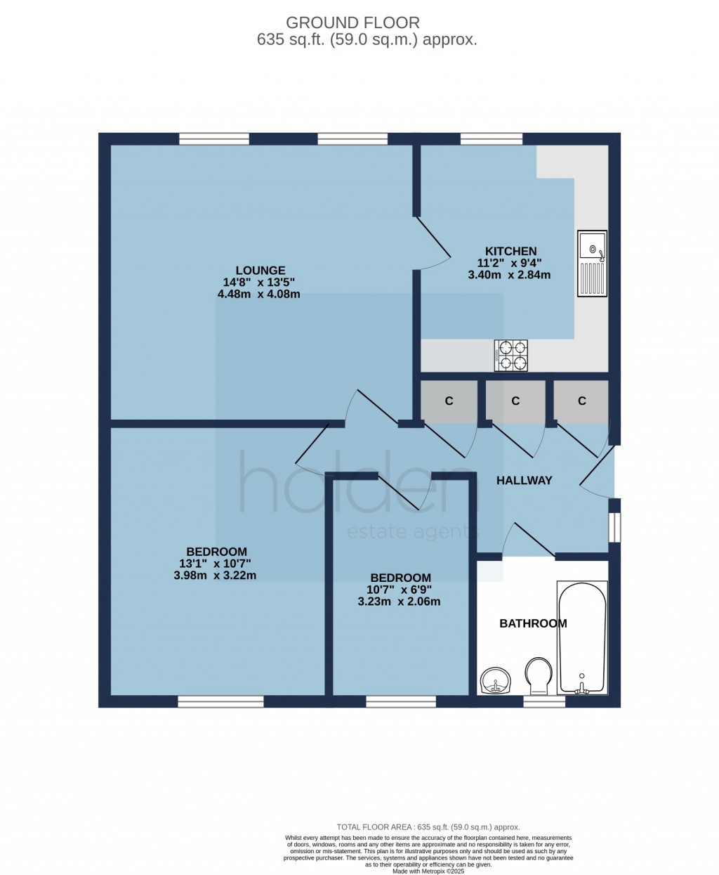 Floorplans For Tait Mews, Maldon