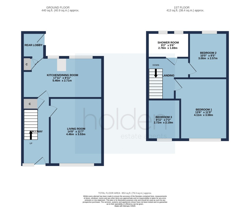 Floorplans For Chestnut Avenue, Heybridge