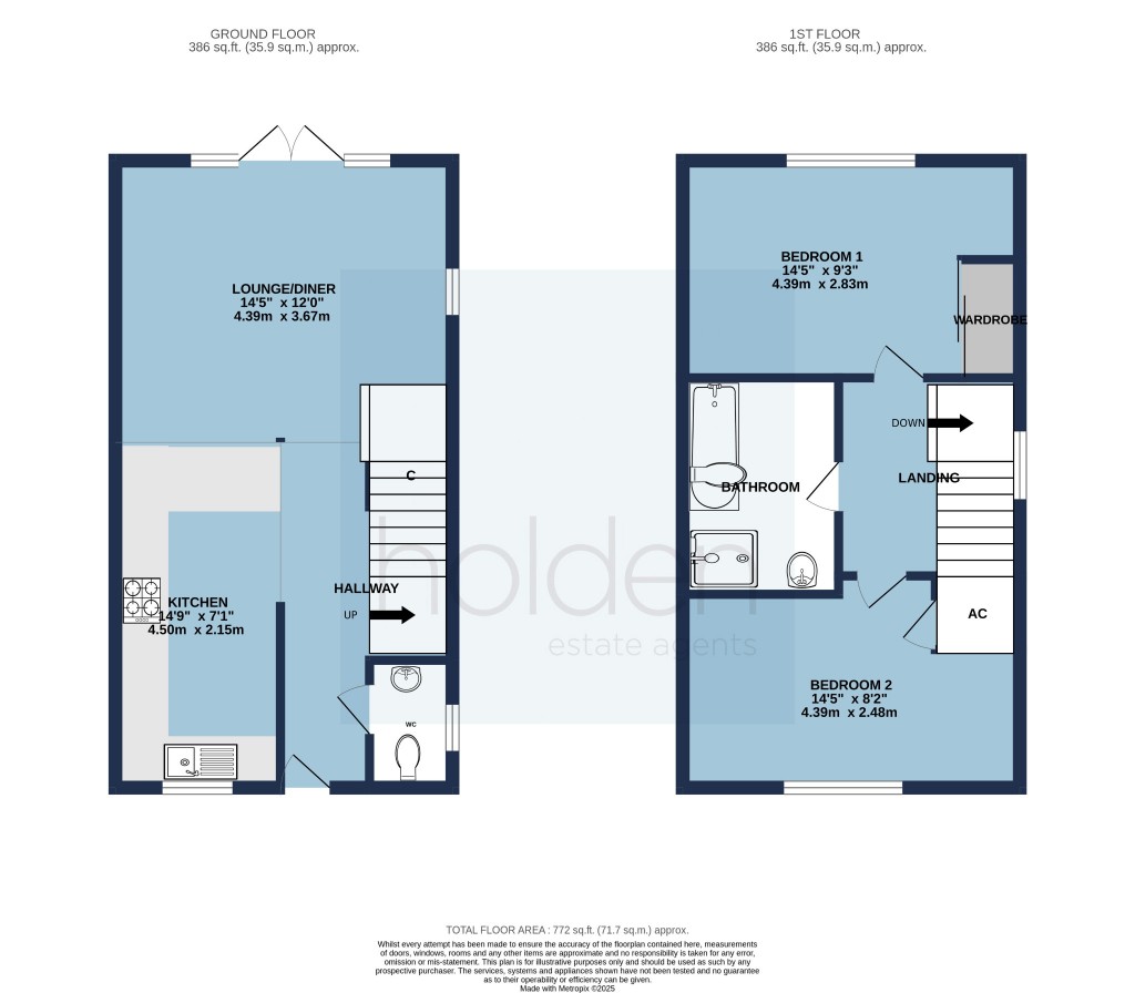 Floorplans For Reminder Close, Maldon