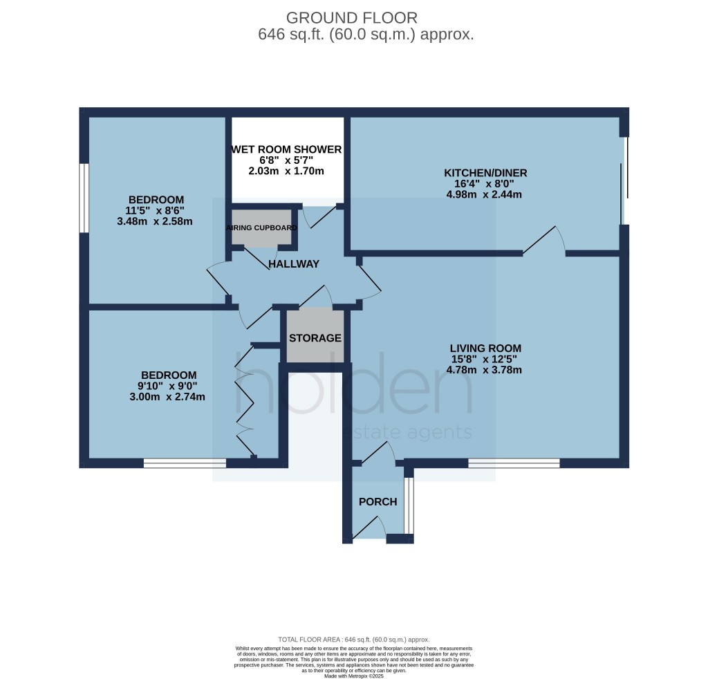Floorplans For Princes Road, Maldon, Essex, CM9
