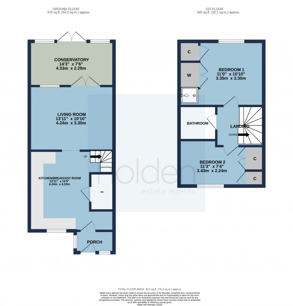 Floorplans For Latchingdon Road, Cold Norton