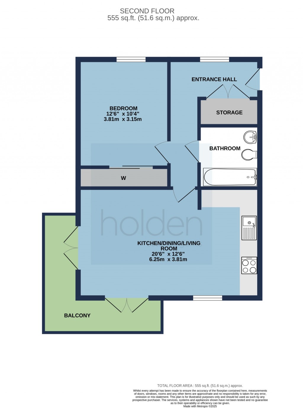 Floorplans For Sunderland Avenue, Maldon