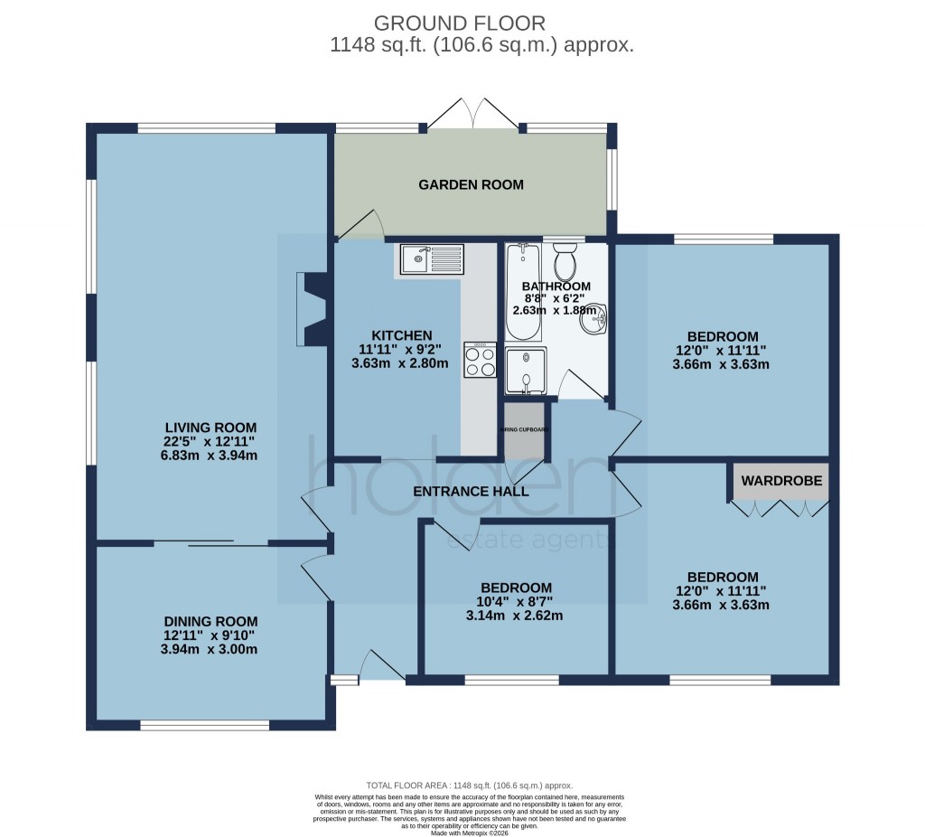 Floorplans For New Hall Lane, Mundon, Maldon