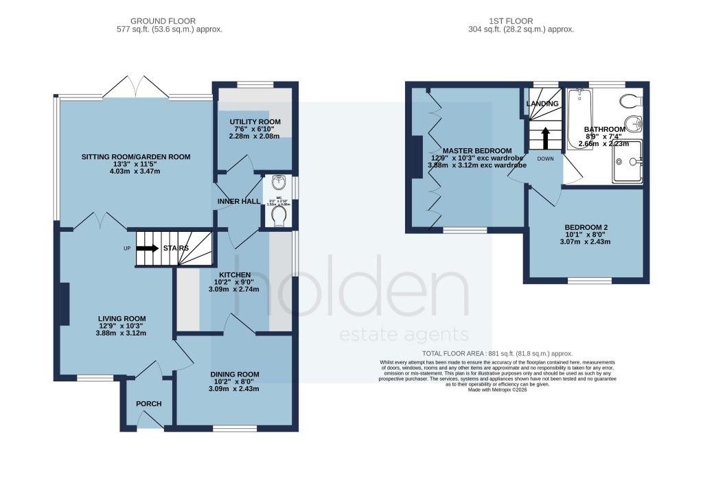 Floorplans For Springfield Cottages, Heybridge