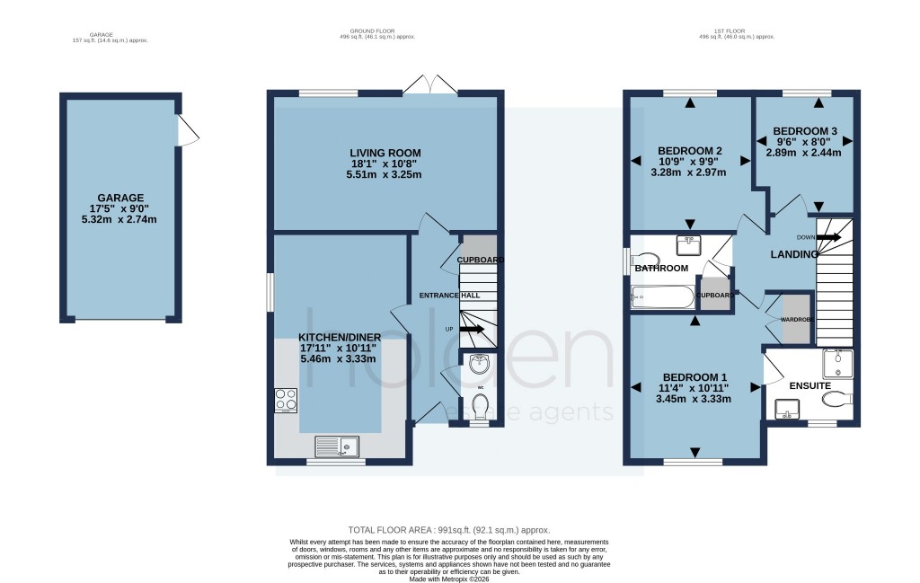 Floorplans For Willow Court, Cold Norton