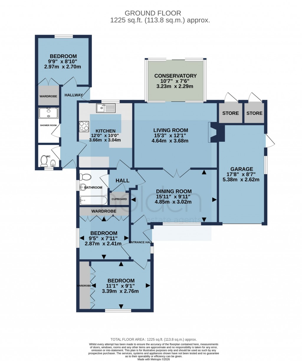 Floorplans For Essex Road, West Maldon, CM9 6JG