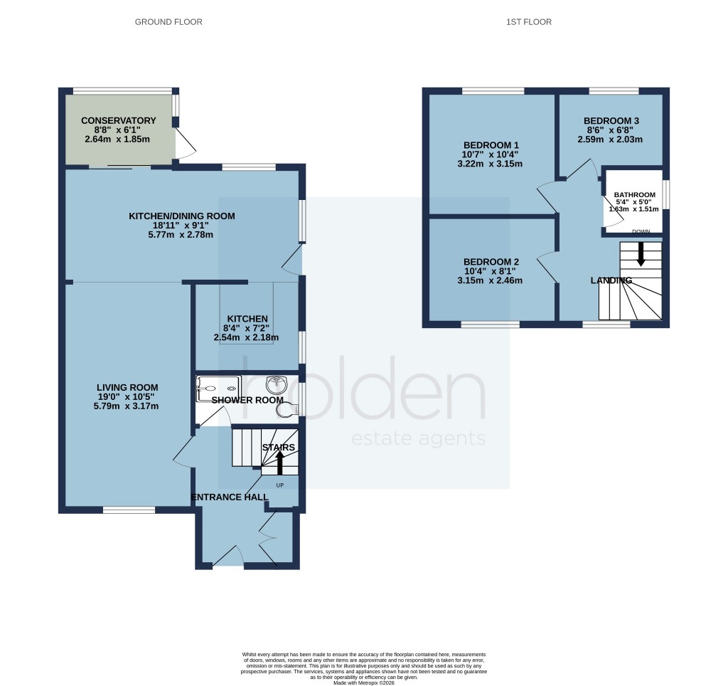 Floorplans For Granger Avenue, Maldon, CM9 6AN
