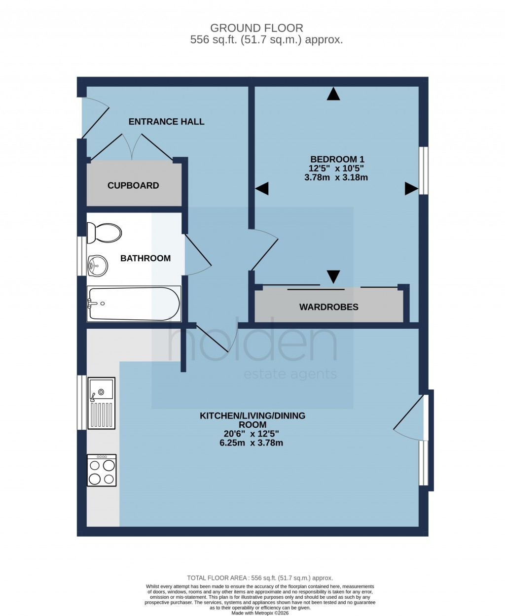 Floorplans For Lancaster Avenue, Maldon