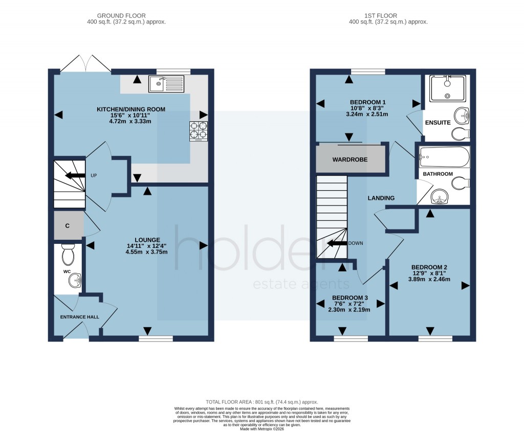 Floorplans For Hare Grove, Southminster