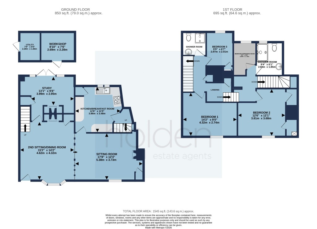 Floorplans For Maldon, CM9