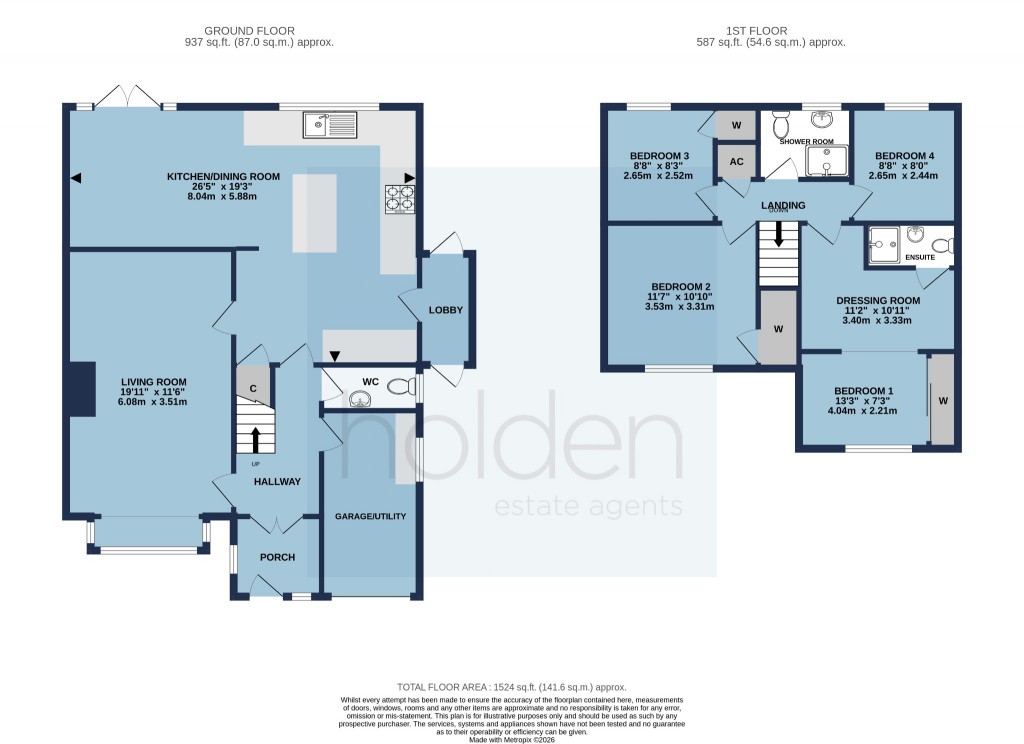 Floorplans For Ferris Avenue, Cold Norton