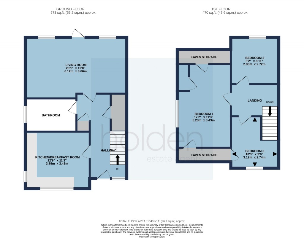 Floorplans For Fambridge Road, Maldon