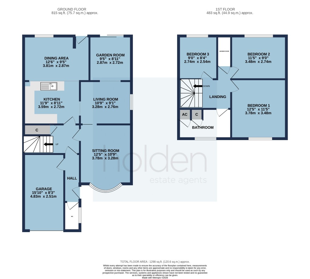 Floorplans For Chelmsford Road, Purleigh