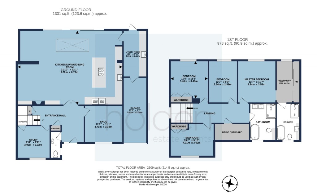 Floorplans For Blacksmiths Lane, Wickham Bishops