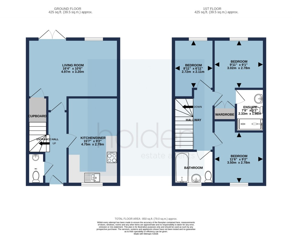 Floorplans For 50% Shared ownership. Embleton Drive, Maldon, CM9 6FX